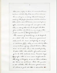 Autograph manuscript of Lincoln
