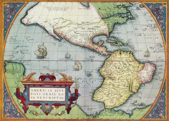 America, or the New World: From the Theatrum Orbis Terrarum by Abraham Ortelius, 1570
