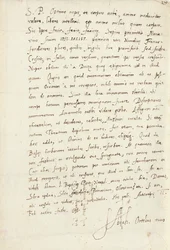 Autograph Letter Signed to His Nephew, Jacob Cool (Jacobus Colius), Antwerp, 2 February 1595