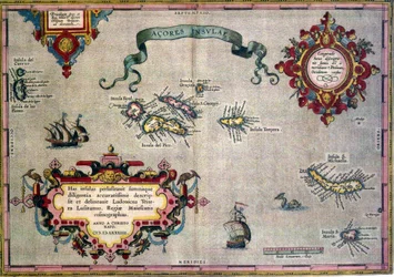 Azores Old Map