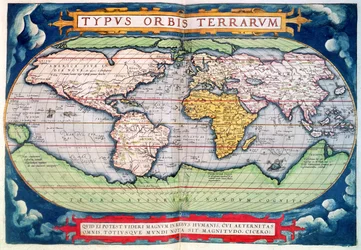 Map of the world: 