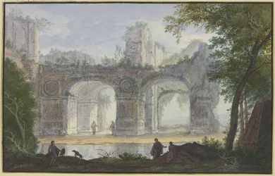 Landscape with Antique Archway