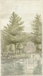 Tug-Boat Alongside the Artist’s Country Estate ‘Hoogevecht’