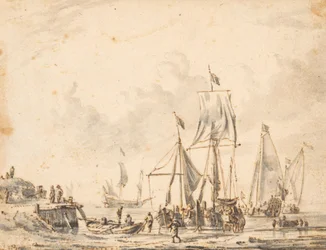 Ships at a Dock