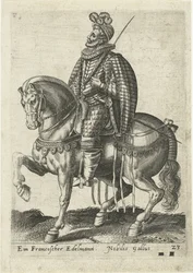 French Nobleman on Horseback