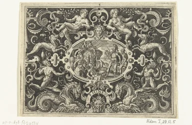 Perseus Showing His Medusa Shield to Phineus