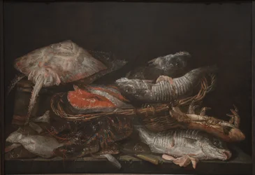 Still Life with Fish on a Stone Table