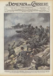 Artillerymen and Infantry on Colle Moschin