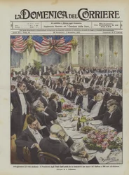 Modern Life Attitudes, the President of the United States Speaks at a Banquet