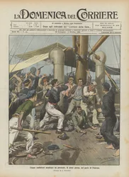 Five Criminals Assault a Steamer in Broad Daylight in the Port of Palermo