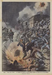 How, in the Plava Area, an Attempt by Austrian Units, Brought from Gorizia by an Armored Train, Was Repelled