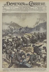 Day and Night the Austrian Command Threw Against the New Italian Line, Which Was Just...