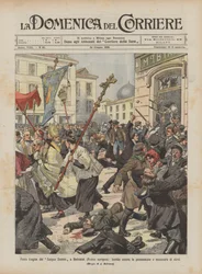 Tragic Corpus Christi festival in Bielostok (European Russia), bombs against the procession and massacre of Jews