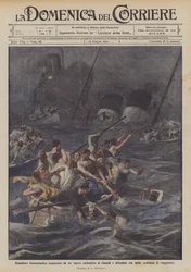 Grand Ocean Liner Torn Apart by a Coal Steamer in Canada and Sunk with Many