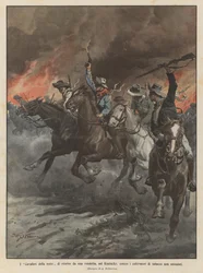 The Knights of the Night Returning from a Vendetta in Kentucky Against Non-Unionist Tobacco Growers