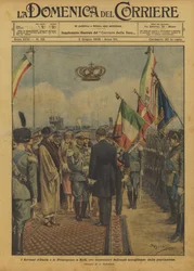 The Sovereigns of Italy and the Princesses in Rhodes, where they received delirious welcomes from the population