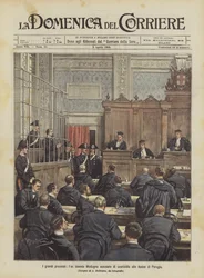 The great trials, former lieutenant Modugno accused of uxoricide at the Assizes of Perugia