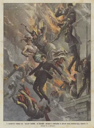 The Dramatic Fire of the Parisian Store in Budapest, Employees and Shoppers Throw Themselves From the Windows