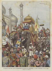 The Durbar in India for the Recognition of the New King of England, The Procession Through the Streets of Delhi