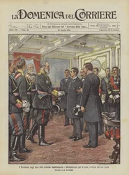 The President of the United States Presents the Peace Plenipotentiaries Respectively on Board His Yacht