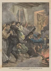 The Tragic Ball of Fucecchio (Florence), Floor Caught Fire and Collapsed During a Party