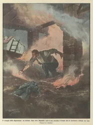 The courage of despair, an Istrian, after having squandered everything