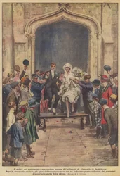 The Leap into Marriage, a Curious Custom of the Village of Alnmouth, in England