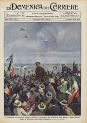 The Triumphal Arrival of Italian Aviators, Led by Minister Italo Balbo, in Porto Natal