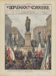 Inauguration of the Monument to Giuseppe Parini, in Milan, November 26, 1899