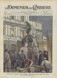 Inauguration of the Monument to Nicola Spedalieri, in Rome, Done at Night, in Secret, by the Police