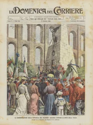 The Commemoration of the Battle of Volturno, In Front of the Ossuary at the Bridges of the Valley