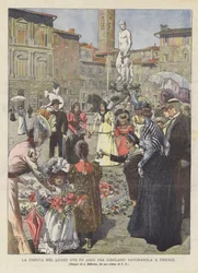 The Flowering at the Place Where Fra Girolamo Savonarola Was Burned in Florence