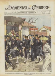 The Russo-Japanese War, Russian Sailors Wounded in the Battle of Chemulpo (Korea) Transported