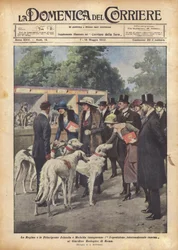 The Queen and Princesses Jolanda and Mafalda Inaugurate the International Dog Show