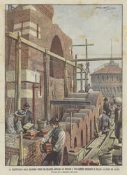 The Reconstruction of the Grand Tower of Filarete, Dedicated to Umberto I, in the Sforza Castle