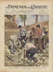 The Discovery of a Treasure by Some Peasants in Casaleone, in the Lower Veronese Countryside