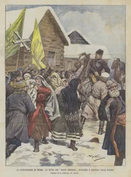 Superstition in Russia, the Sect of the New Christians Attacked and Dispersed by the Police