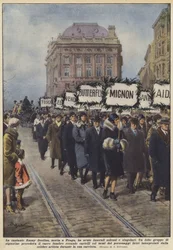 The singer Emmy Destinn, who died in Prague, had solemn and singular funerals