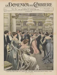 The Grand Ball on Monday Evening for the Benefit of the Red Cross in the Halls of the Societa del Giardino in Milan
