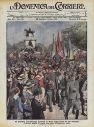 The Grand Patriotic Demonstration in Milan on the Occasion of September 20th