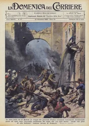 The fight in the streets of Madrid