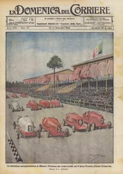 The Milan Automotive Week, Departure of Competitors for the Italian Grand Prix Vetturette