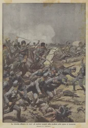 The victorious Russian offensive, the Austrians pursued by cavalry in the Czernowitz region