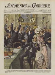 The Announcement of Peace Between Russia and Japan