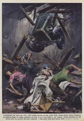 The car that enters through the roof