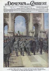The Celebrations in Milan for the Army and Navy on the Anniversary of the Five Days