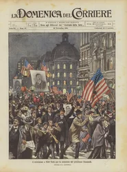 Enthusiasm in New York for the Re-election of President Roosevelt