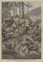 The Heroic Death of Colonel Viola, Struck in the Forehead While Shooting at the Enemies with His Rifle