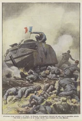 The Heroism of a Tank Driver in France