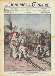 The Inauguration of the Tripoli-Zuara Railway Line with the Characteristic Muslim Ceremony